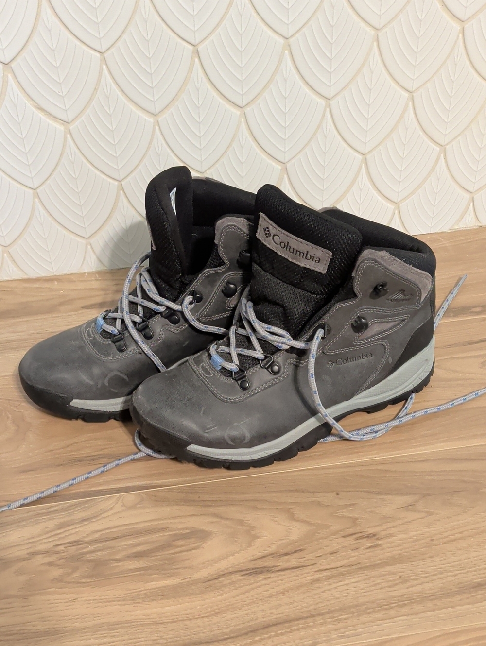 Columbia Women’s Gray and Black Mid-Top Hiking Boots